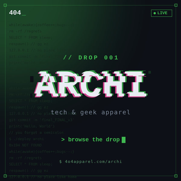 Drop 001 Archi